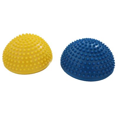 China Kids Balance Training Hot Selling Durian Half Round Foot Yoga Balance Massage Ball Spike Ball for sale