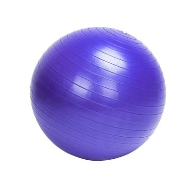 China PVC Exercise Pilates Custom Printed PVC Balance Stability Yoga Ball With Pump for sale