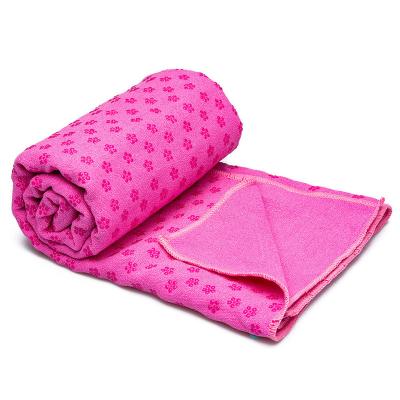 China QUICK DRY Non Slip Super Absorbent Hot Yoga Mat Cover Towel Pilates Sports Exercise Gym Fitness Fitness for sale