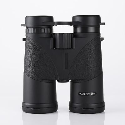 China New 10X42 TELESCOPE Design HD Binocular Waterproof Binocular Glass Telescope Black BAK4 Outdoor Telescope For Camping for sale