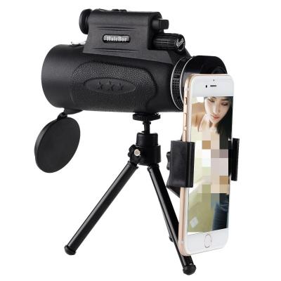 China Outdoor Activities Professional High Magnification 100x90 HD Monocular Telescope With Tripod For Mobile Phone for sale