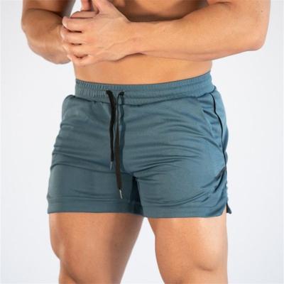 China Anti-Wrinkle Men Training Running Shorts Pocket Workout Bodybuilding Vintage Gym Sports Fitness Men Casual Shorts for sale