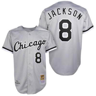 China Antibacterial Gray BO Jackson Jersey 1993 Throwback, Men's Chicago White Sox #8 Baseball Singlet Stitched S-5XL for sale