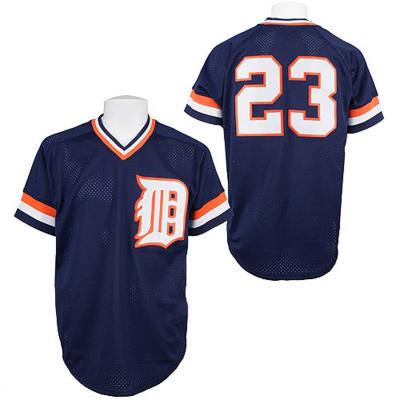 China Detroit Tigers #23 Kirk Gibson Blue Throwback Antibacterial Mens Baseball Tank Top for sale