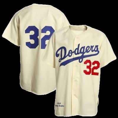 China Sandy Koufax Jersey Men's #34 Los Angeles Dodgers Baseball Tank Top Antibacterial Throwback 32 Cream for sale