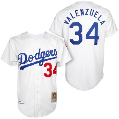 China Fernando Valenzuela Jersey Men's #34 Los Angeles Dodgers Baseball Tank Top Antibacterial Throwback Cream S-5XL for sale