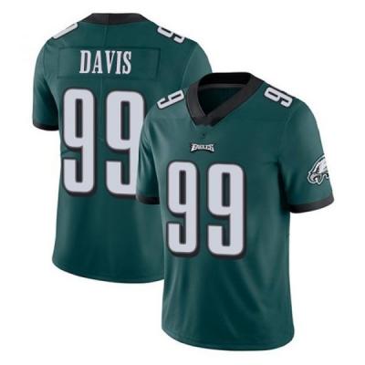 China Mens Philadelphia 99 Eagles Jordan Davis 2022 Draft Cowboy Stitched Football Antibacterial Jersey for sale