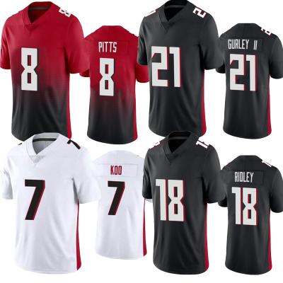 China Marcus Mariota todd Kyle Pitts Atlanta Falcon Football gurley II Calvin ridley Younghoe Koo antibacterial jerseys stitched for sale