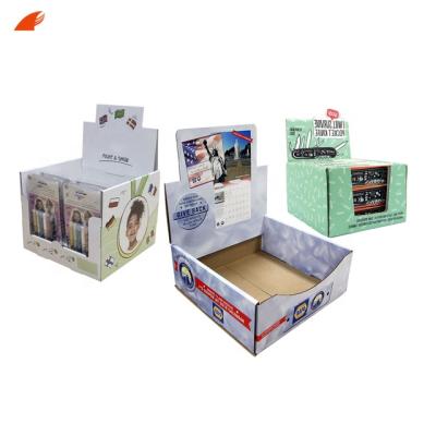 China Upgrade Stackable Artwork Supermarket Merchandising Promotion Shipper/Carton Seed Goods Product Display Rack for sale