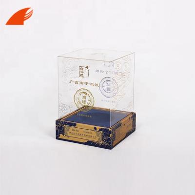 China Custom Luxury High Quality Wine Packaging Boxes Recyclable With Silk Screen PVC Lid And Blister Insert Cardboard Base Wholesale for sale