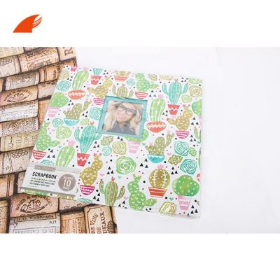 China Wholesale 8X8 Diy Paper Book Screw Binding Album Luxury Designed Paper Album With PP Pocket for sale