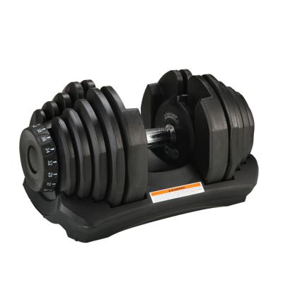 China Best Selling Lightweight Free Home Fitness Equipment 40KG 90LB Adjustable Dumbbell Weight Set for sale