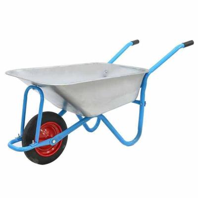 China Tools Profession Wheelbarrow Suppliers Garden Trolley Tray Hand Tool Green Heavy Duty 1 Wheels Wheelbarrow for sale