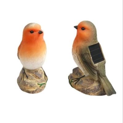 China Home Decoration SolarLight Garden Yard Resin Bird Light Control Outdoor Waterproof Decorative Landscape Light for sale