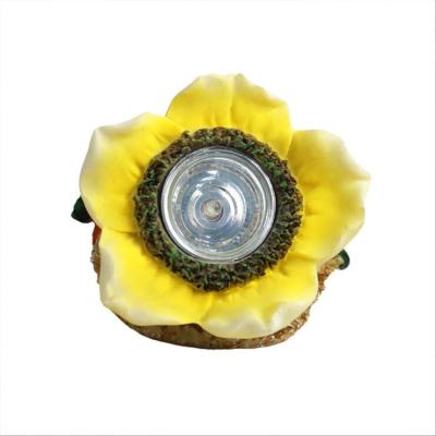 China Home Decoration Solar Lawn Flower Garden Decoration Light Outdoor Resin LED Landscape Spotlight for sale