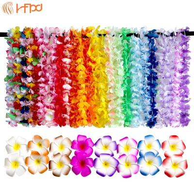 China Kaifeng Silk Party Fabric Garland Combination Frangipani Hairpin Stage Decoration Hawaiian Holiday Dress Props New for sale