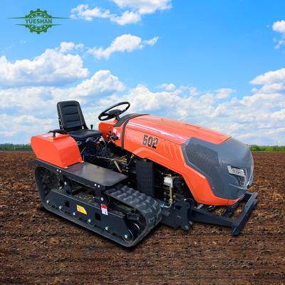 China Farm Work Machinery YS Wholesale Price 25HP 35HP 50HP 60HP Paddy And Dry Land Farm Tractor With Front Loader Mini Crawler Tractor for sale