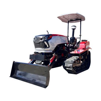 China Multi Functional Farm Garden Agriculture Factory Price Agricultural Machinery Rice Paddy Track Rubber Crawler Tractor for sale