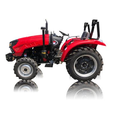 China Farm Work Machinery E-Mark / COC Certificate 50HP 4x4 Tractor With Front End Loader 4 In 1 Bucket For European Customers for sale