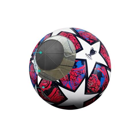 China PU Official Size 5 Rubber Soccer ball with Colorful Printing for sale