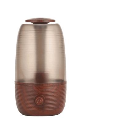 China Hotel New Luxury Brown Stripe 2.8L Transparent White Water Tank Power Item Humidifier Oil Diffuser Home Use for sale