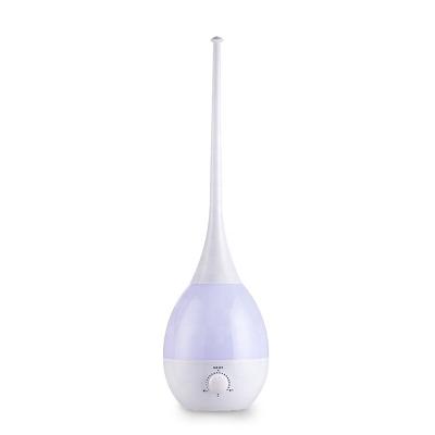 China Hotel 2.4L Capacity 100-240V Capacity 100-240V Ultrasonic Mist Floor Humidifier Cool Air Humidifier With Long Nozzle for sale