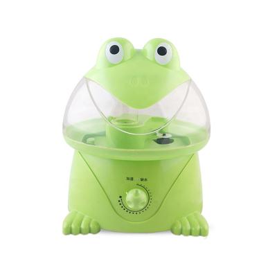 China 2019 Hot Wholesale Hotel Cartoon Frog Humidifier Ultrasonic Air Purifying Humidifier Machine Office Household Gifts for sale