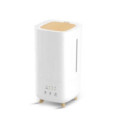 China 2020 New Arrival 4L Top Water Mist Household Hotel Mist Diffuser Hot Cool Air Ultrasonic Filling Humidifier With Colorful Change for sale