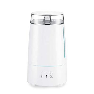 China Work Quietly 2019 New Style Air Mist Timer Ultrasonic Top Filling Warm And Cool Water Humidifier With Essential Oil Tray for sale