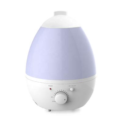 China New 1.3 Liter Ultrasonic Cool Mist Air Humidifier Household Appliances Small Water Drops for sale