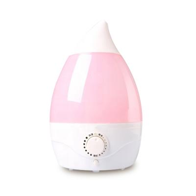 China 1.6L Household Water Tank Cool Mist Air Humidifier Small Appliances Ultrasonic Water Drops Aroma Diffuser for sale