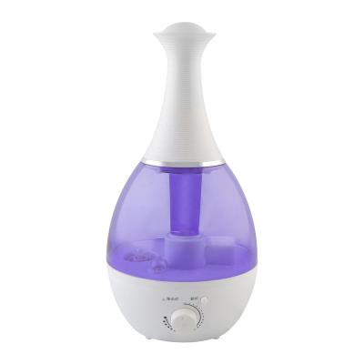 China Smell Comfortable Household Electric Portable Cool Mist Air Humidifier Vase Shape Ultrasonic Essential Oil Diffuser 25W/AC100-240V for sale