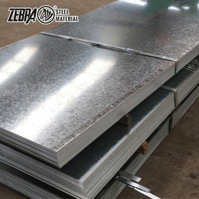 China Construction GI Sheets Hot Dipped Galvanized Steel Plate Zinc Coated 12 Gauge Steel Plate for sale