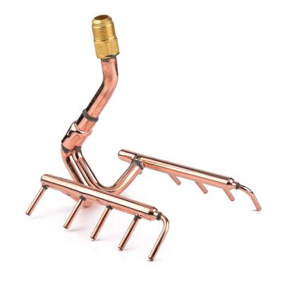 China Commercial copper pipe assembly for underfloor heating and HVAC system air conditioner parts for sale