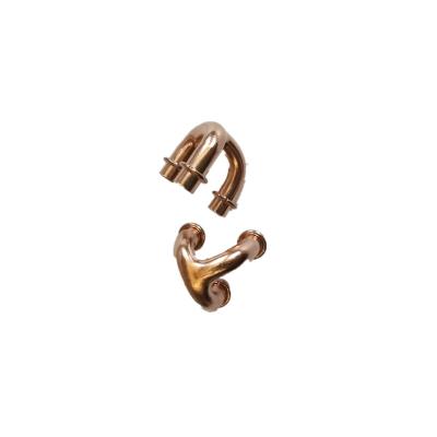 China All High Quality Copper Fittings Pipe Reducing Common Copper Tee 3 Y Way Copper Tubing Bend Form Fitting for sale