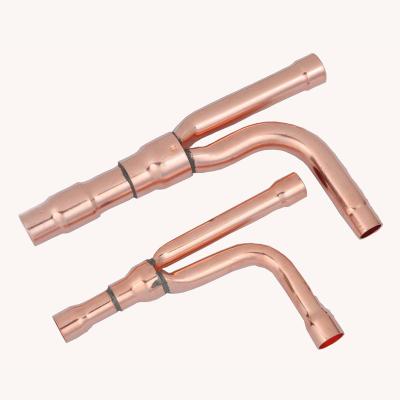 China Commercial Air Conditioner/Refrigeration Branch OEM Pipe Dispersion Pipe Copper Pipe Fittings Copper Y-Type Joint for sale