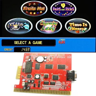 China 5 in 1 Slot VII V2 V2 Game Board 36PIN +10 Pin Red PCB Poker Casino DIY Machine DIY 30 Game Blue in 1 for sale