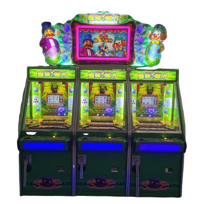 China coin operated 3 player coin pusher game machine 113*83*150 cm for sale