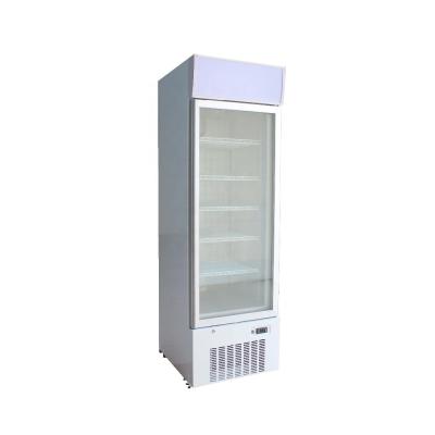 China Commercial Custom Supermarket Glass Door Compressor Fresh Food Upright Deep Freezer for sale