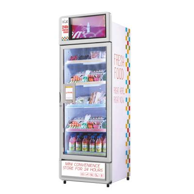 China Single-temperature Gravity Technology Smart Refrigerated For Fresh Food, Beverage, Vegetable for sale