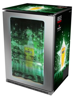 China Transparent COMPRESSOR LCD Display Refrigerator 5 for sale