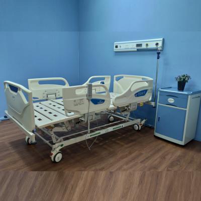 China 5 function newly bed automatic hospital siderail bed 5 function electric hospital bed for medical for sale