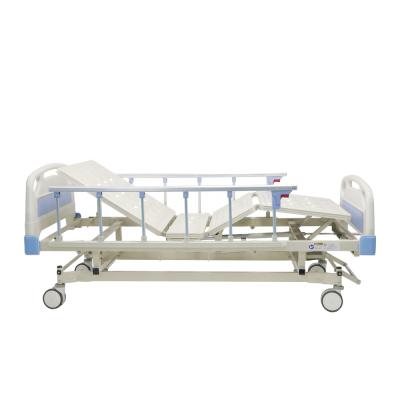 China Contemporary Cheap Price Adjustable Nursing Crank Manual Medical 2 Hospital Bed for sale