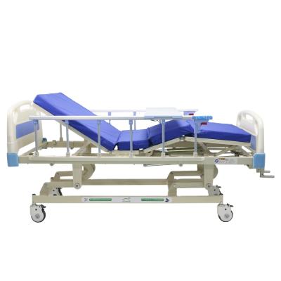 China Hospital XF803C 3 Function Crank Manual Hospital Medical Patient Bed for sale