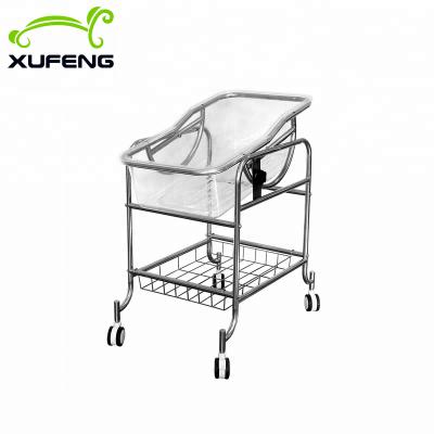 China Hospital Bed Stainless Steel Children Baby Hospital Bed For Infant for sale