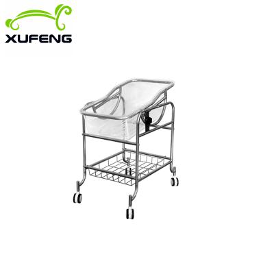 China Hospital bed stainless steel baby cradle baby crib high quality baby crib for hospital for sale