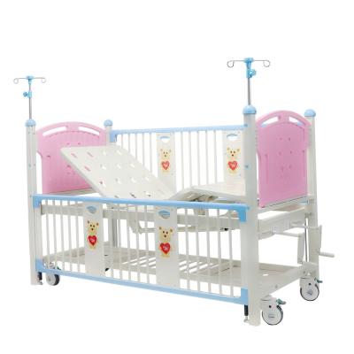 China Commercial Crank Manual Bed Two Children Furniture Medical Pediatric Hill Rom Hospital Bed for sale