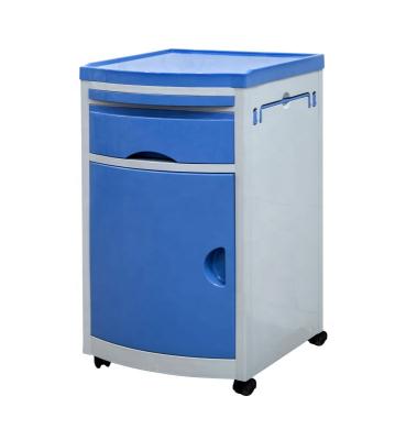 China Easy Movable Cheap Hospital Bedside Screen Storage Cabinet / Hospital Bed Cabinet for sale