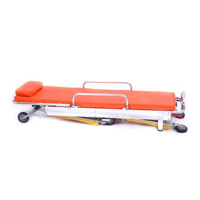 China Durable Patient Transfer Stretcher Emergency Cart Wheeled Ambulance Stretcher for sale