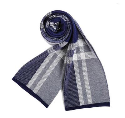 China Latest Fashion Winter Casual Men's Cashmere Scarf Luxury High Quality Warm Scarf for sale